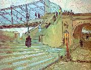 Vincent Van Gogh The Trinquetaille Bridge oil painting picture wholesale